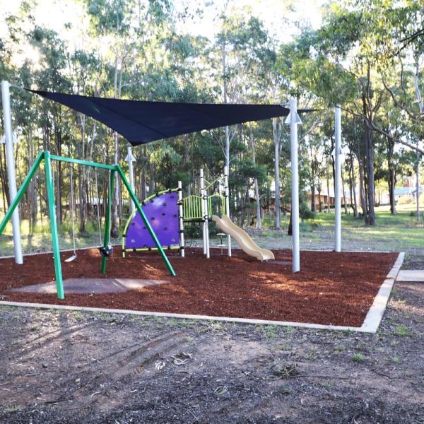 Playground and shade sail 