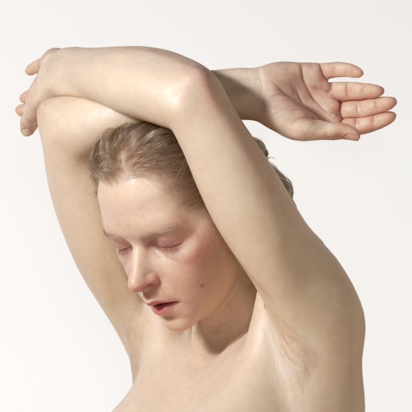 Ron Mueck, Pregnant woman (detail) 2002