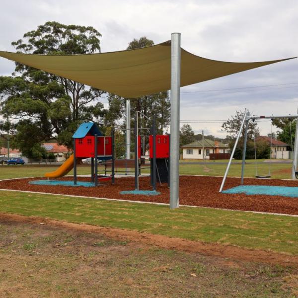 Rous St playground equipment undercover