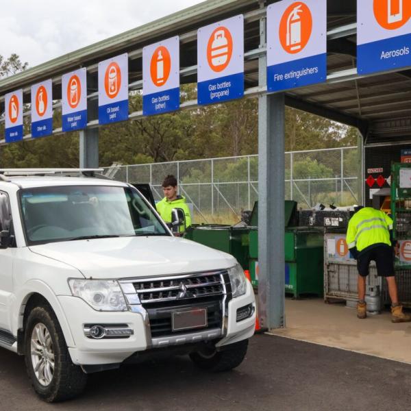 Car at Maitland Resource Recovery Facility