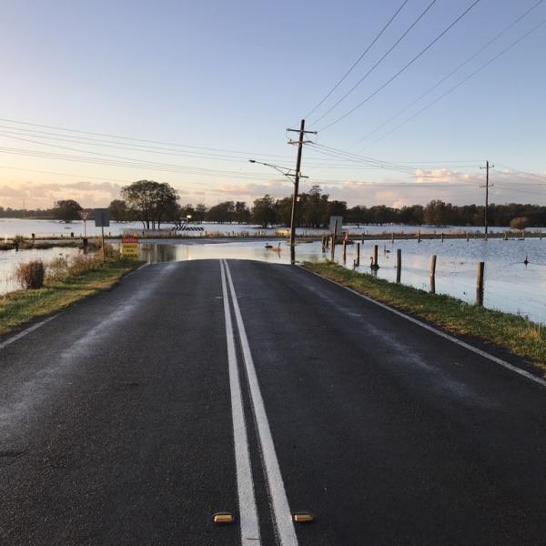 Flooded Woodberry Road