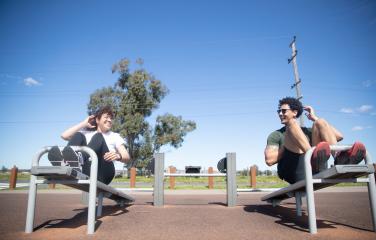 Outdoor gym in Maitland