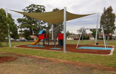 Rous St playground equipment undercover