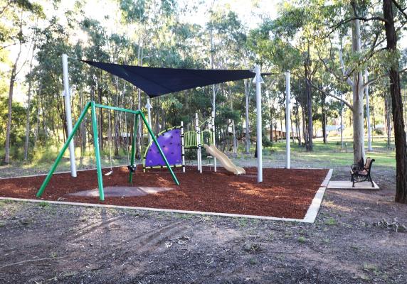 Playground and shade sail 