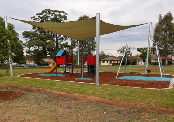 Rous St playground equipment undercover