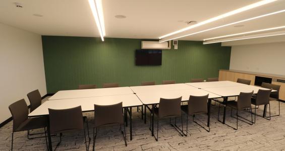 Seating in the Green room at Maitland Town Hall