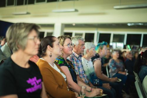 Crowd shot from Literature Live event at East Maitland Library