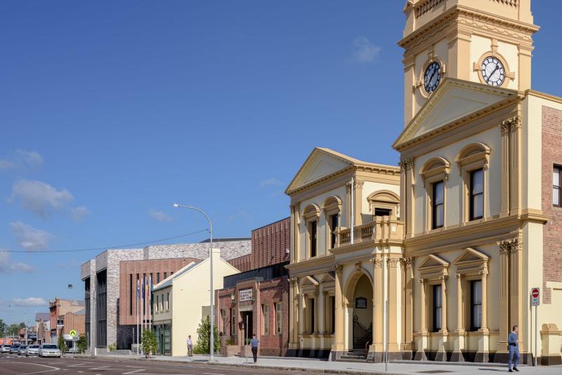 Exterior photo of Maitland Town Hall