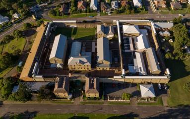 Aerial view of Maitland Gaol