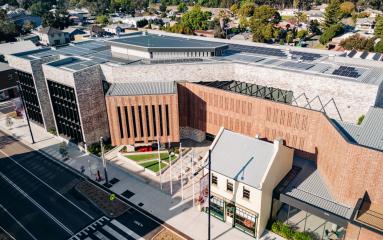 Aerial photograph of Maitland Administration Centre