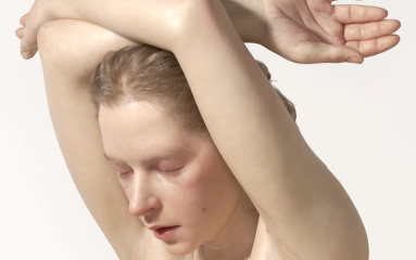 Ron Mueck, Pregnant woman (detail) 2002