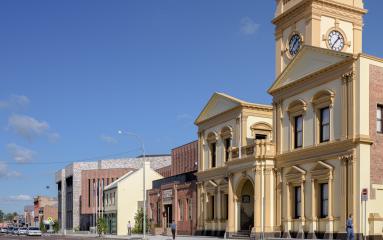 Exterior photo of Maitland Town Hall