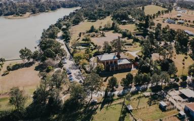 An aerial photograph of Walka Water Works