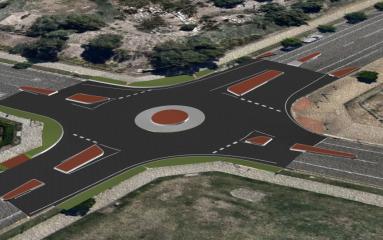 Tigerhawk Drive, Chisholm roundabout