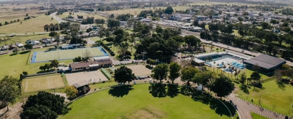 Maitland Park aerial shot