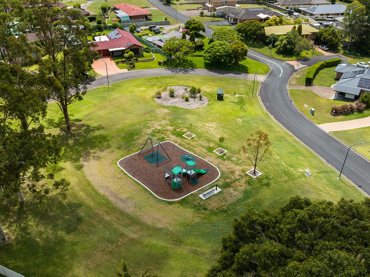 Aerial image of Benshulla park 