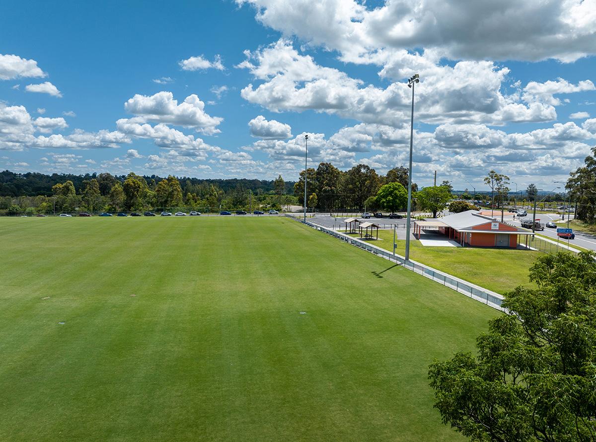 Photo of oval and amenities