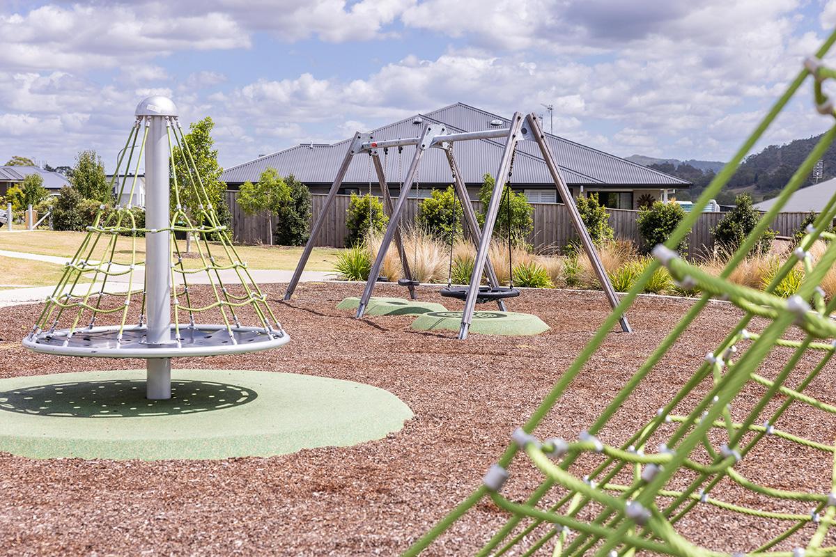 Swing set and playground equipment 