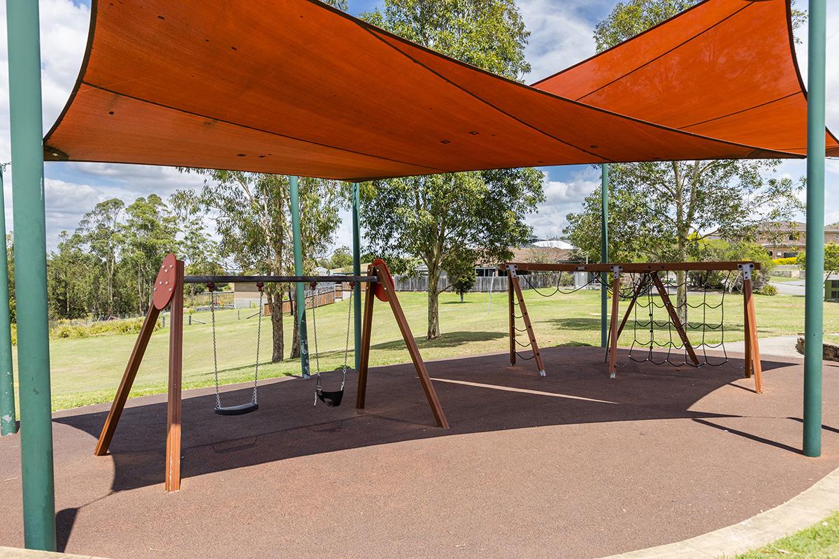 Playground and shade sail 