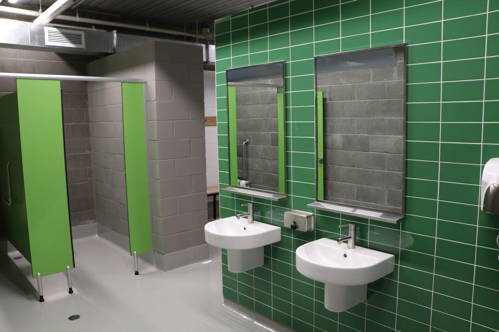 Bathroom within changerooms