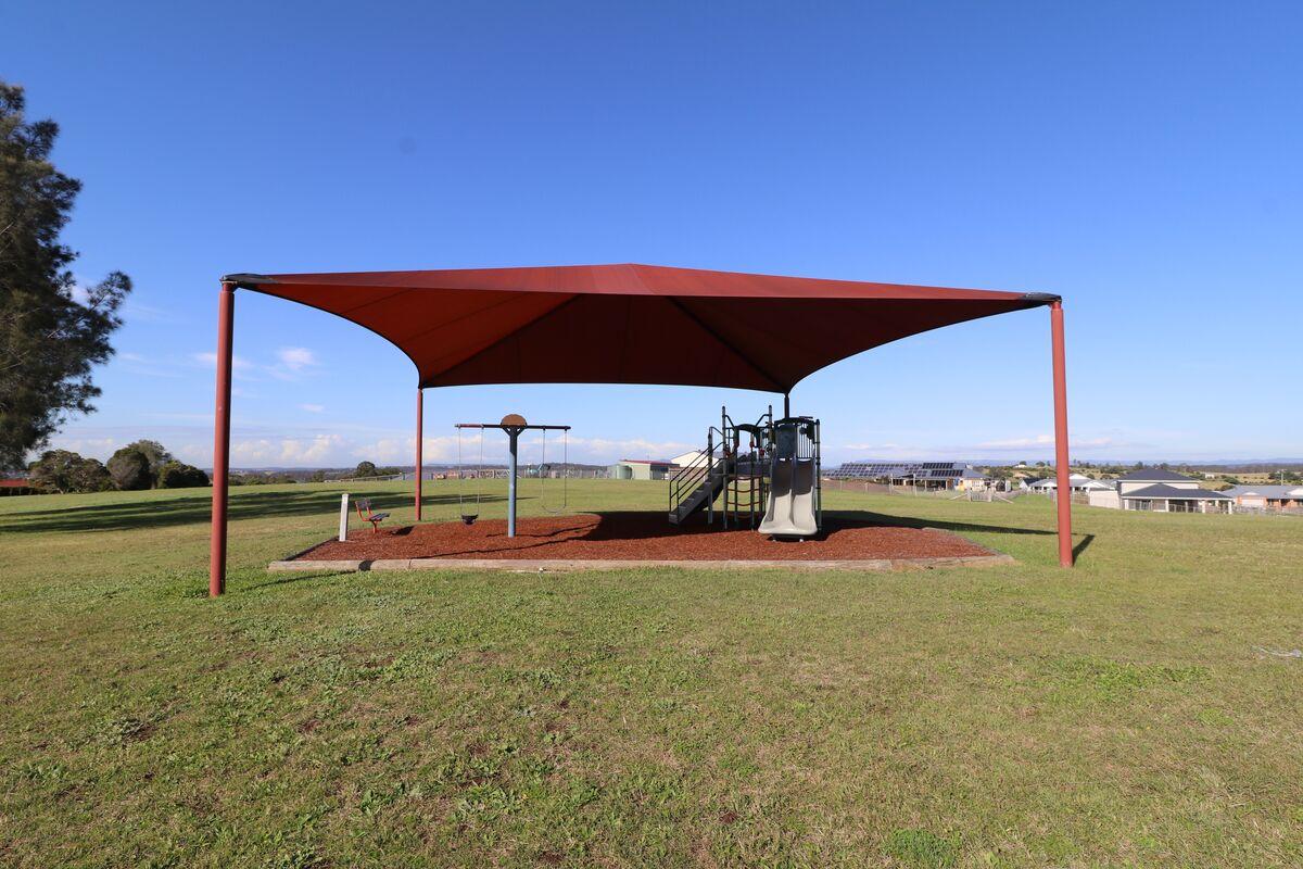 Playground and shade sail 