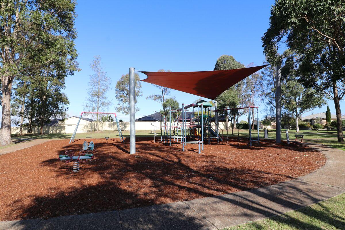 Playground and shade sail 