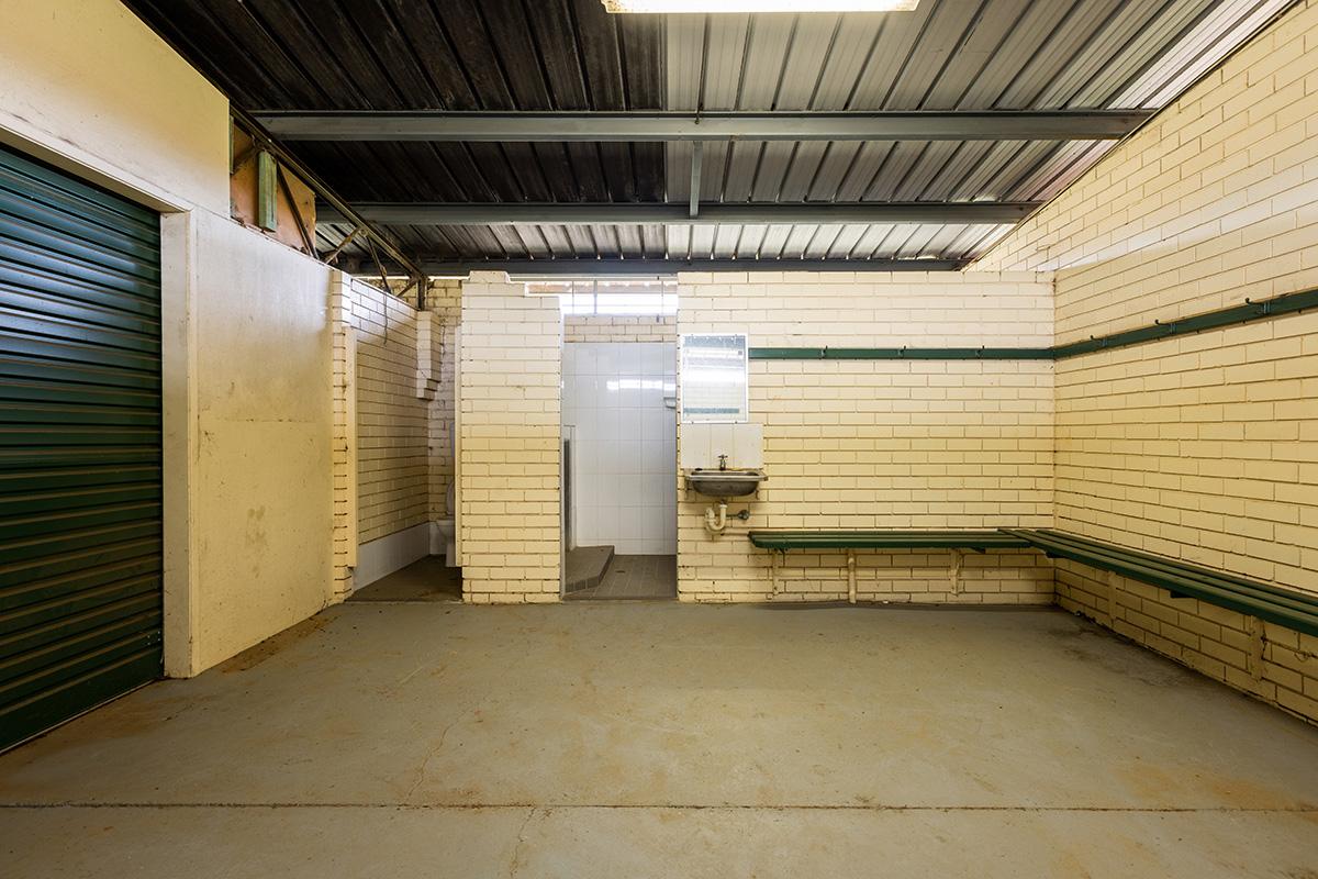 Changeroom and toilet amenities