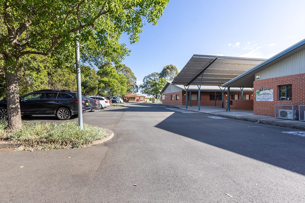 Entrance and car park 