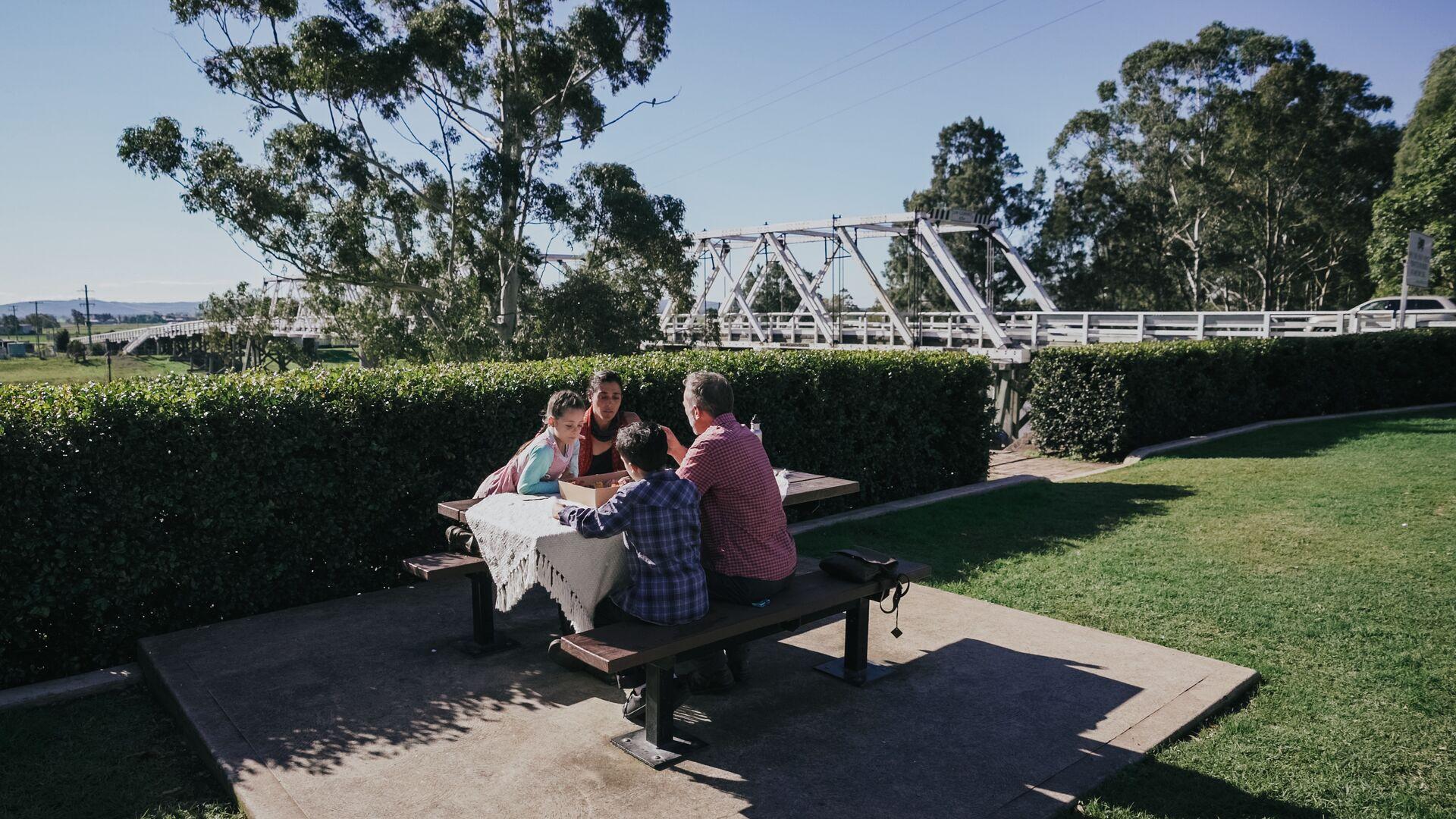 Seating within the park