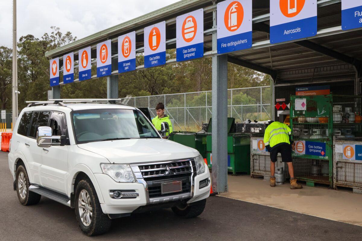 Car at Maitland Resource Recovery Facility